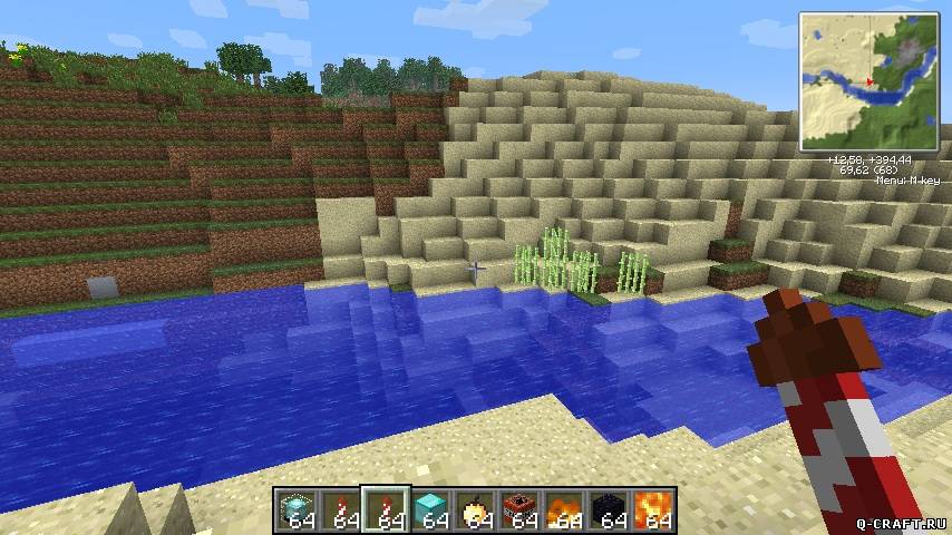 Мод Rei's Minimap для minecraft 1.4.6